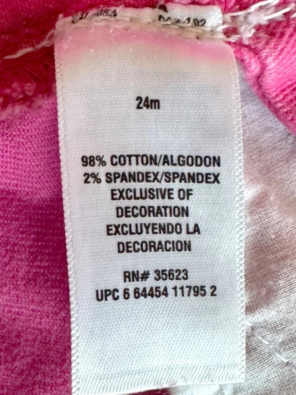 Carter's Vestbak Overall Jumper Dress Size 24 M Deep Pink